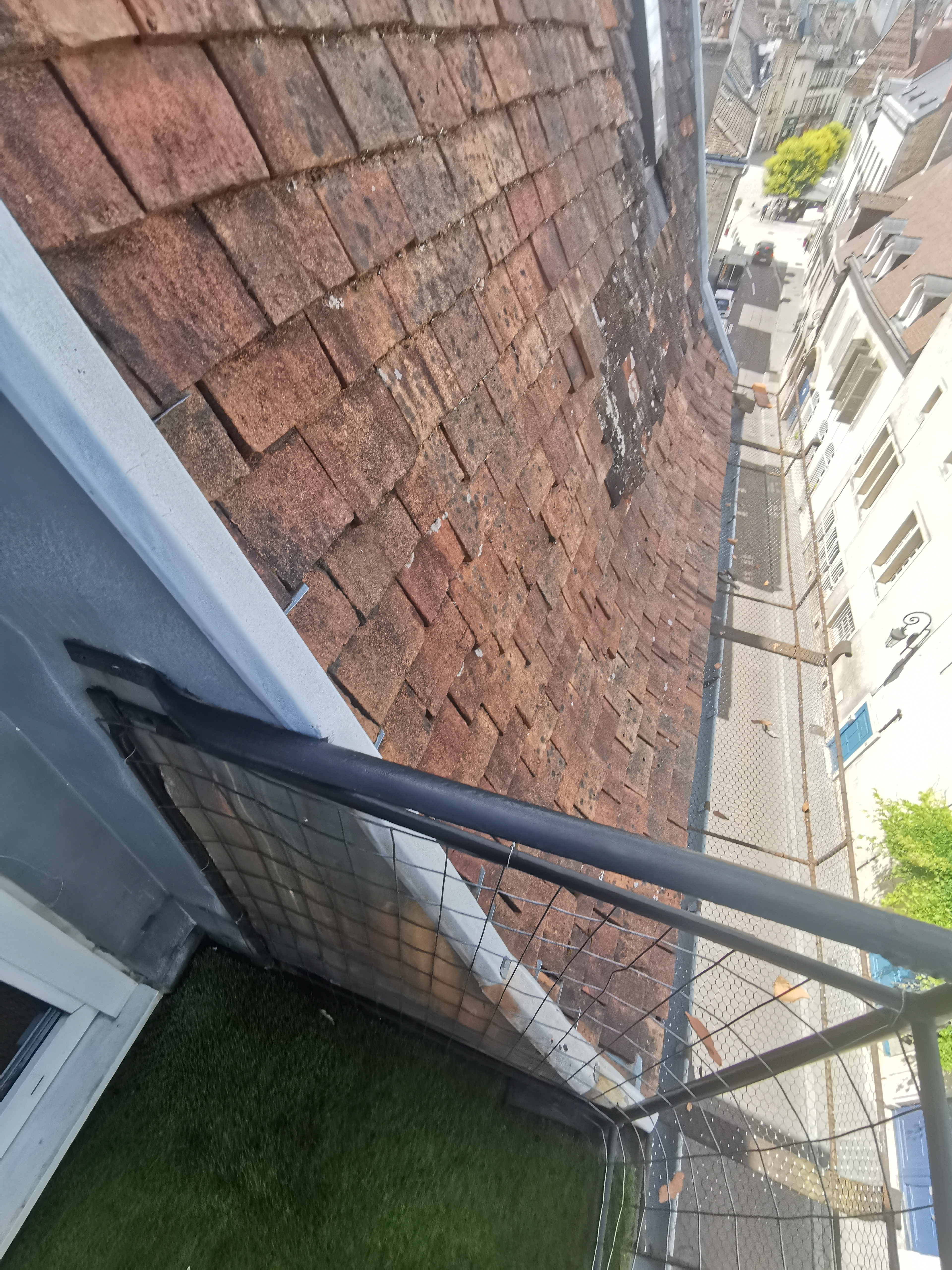 Avant - Réfection de toiture — 16 rue du Petit Potet, Dijon