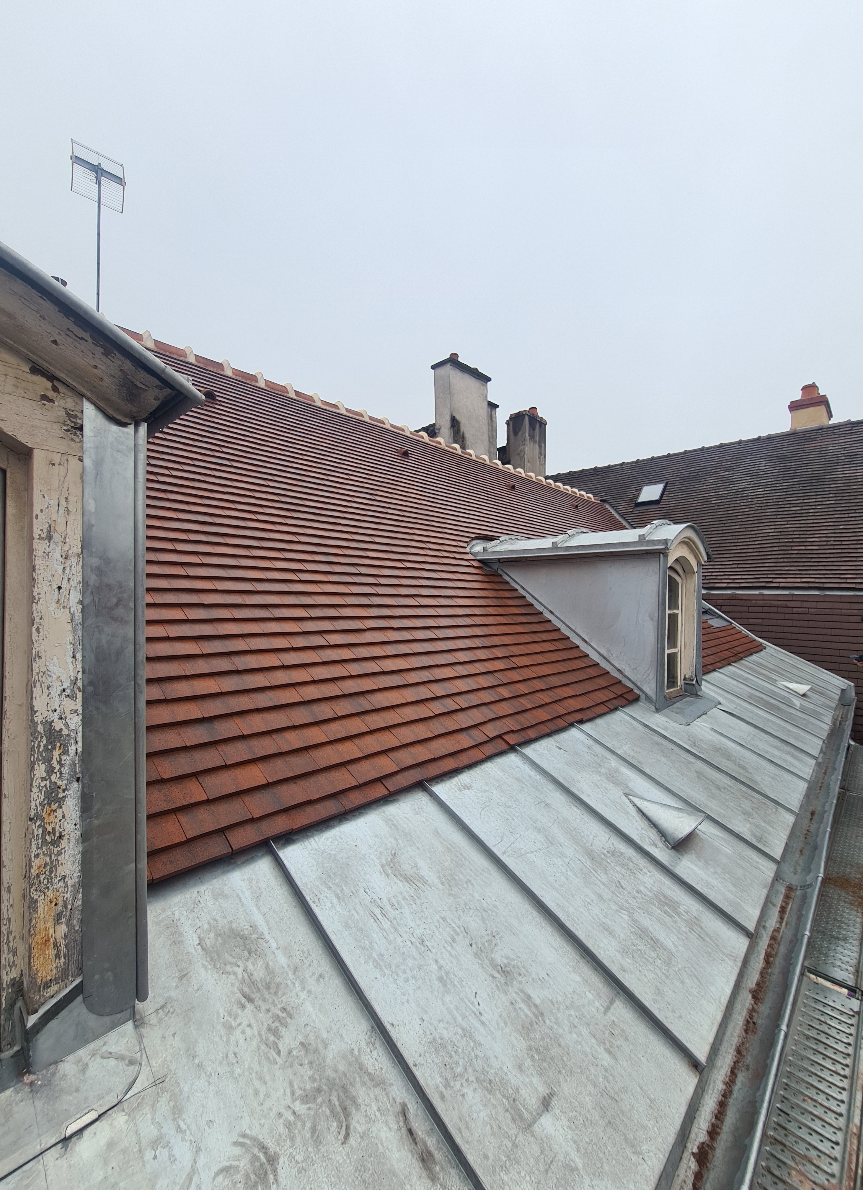 Après - Réfection complète de toiture — 22 rue de la Préfecture, Dijon